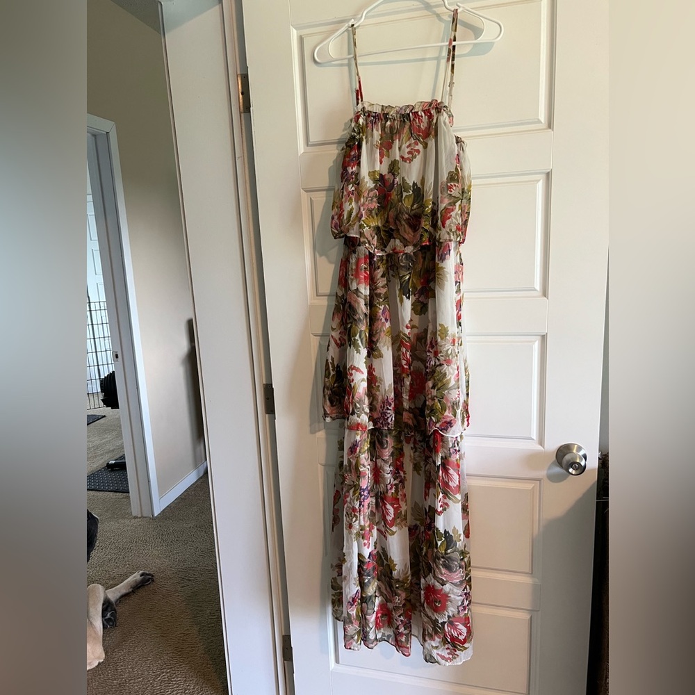 Willow & Clay 3 Tier Floral Maxi Dress